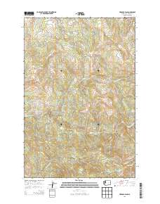 2013 Map of Hemlock Pass, 2013 Print