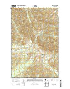 2014 Map of Hoko Falls, 2014 Print