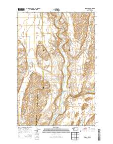 2013 Map of Honn Lakes, 2013 Print