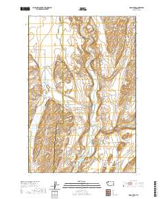 2020 Map of Honn Lakes, 2020 Print