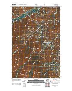 2011 Map of Hoodoo Peak, 2011 Print