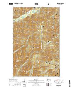 2020 Map of Hoodoo Peak, 2020 Print