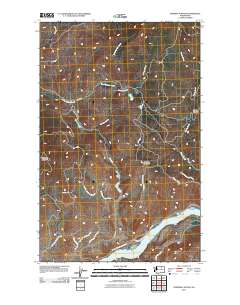 2011 Map of Hopkins Canyon, 2011 Print