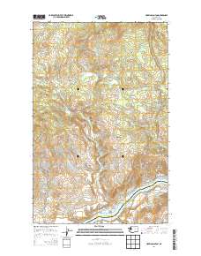 2014 Map of Hopkins Canyon, 2014 Print
