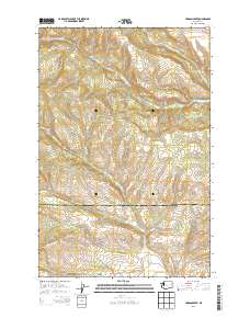 2013 Map of Hudson Creek, 2013 Print