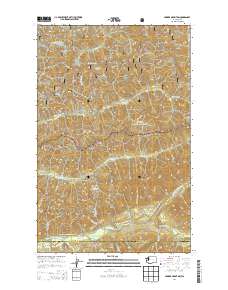 2014 Map of Hunger Mountain, 2014 Print