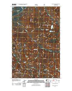 2011 Map of Illabot Peaks, 2011 Print