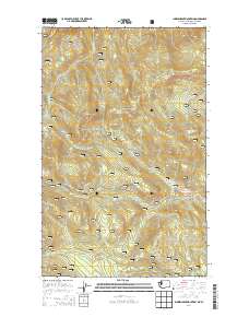 2014 Map of Independent Mountain, 2014 Print