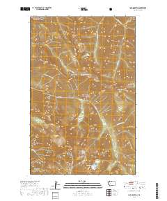2020 Map of Jack Mountain, 2020 Print