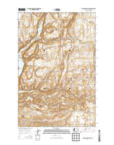 2014 Map of Jameson Lake East, 2014 Print