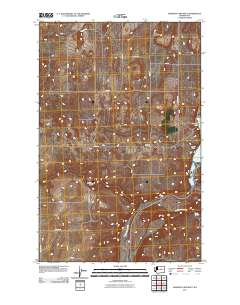 2011 Map of Jameson Lake West, 2011 Print