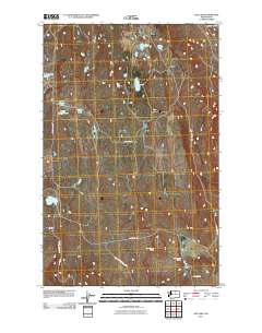 2011 Map of Joe Lake, 2011 Print