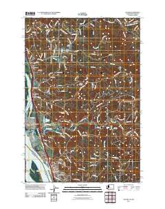 2011 Map of Kalama, 2011 Print