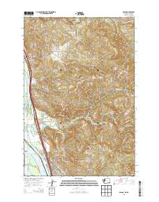 2013 Map of Kalama, 2013 Print