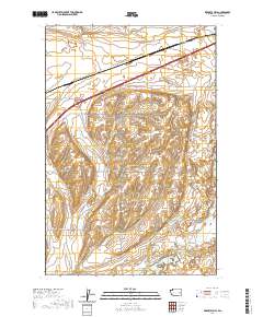 2020 Map of Karakul Hills, 2020 Print