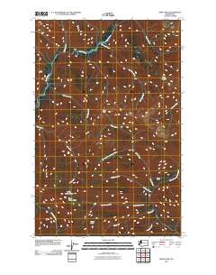 2011 Map of Kimta Peak, 2011 Print