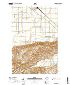2020 Map of Kisumxi Mountain, 2020 Print