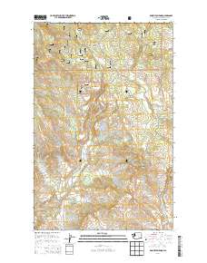 2014 Map of Knowlton Knob, 2014 Print