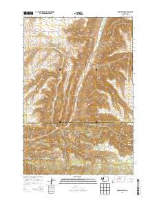 2013 Map of Kusshi Creek, 2013 Print