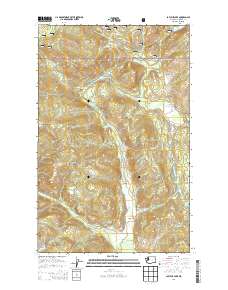 2014 Map of La Fleur Lake, 2014 Print