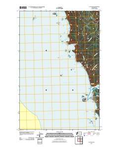 2011 Map of La Push, 2011 Print