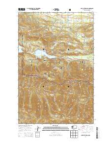 2014 Map of Lake Sutherland, 2014 Print