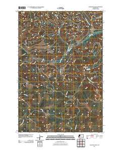 2011 Map of Lakeview Peak, 2011 Print