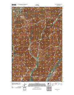 2011 Map of Lamont NE, 2011 Print