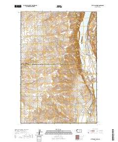 2020 Map of Little Soap Lake, 2020 Print