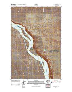 2011 Map of Locke Island, 2011 Print
