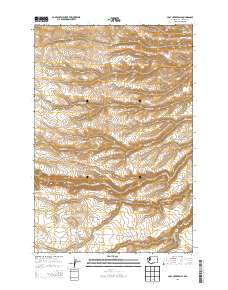 2013 Map of Logy Creek Falls, 2013 Print
