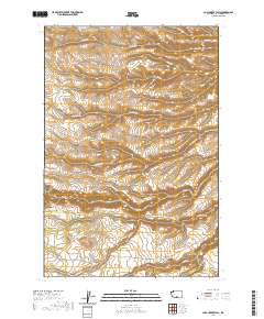 2020 Map of Logy Creek Falls, 2020 Print