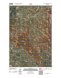 2011 Map of Lost Horse Plateau, 2011 Print