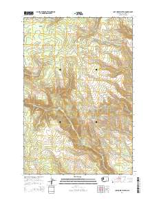 2014 Map of Lost Horse Plateau, 2014 Print