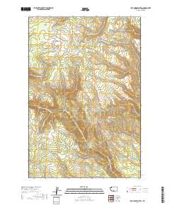 2020 Map of Lost Horse Plateau, 2020 Print