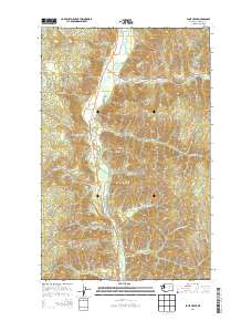 2014 Map of Louie Creek, 2014 Print