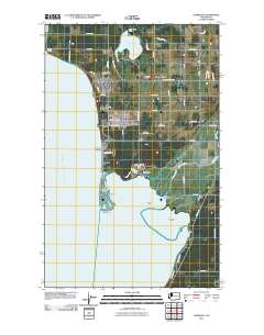 2011 Map of Lummi Bay, 2011 Print