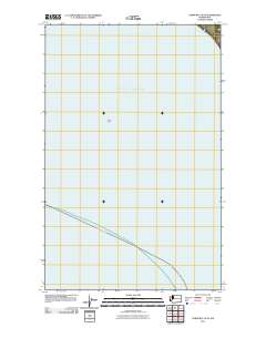 2011 Map of Lummi Bay OE W, 2011 Print
