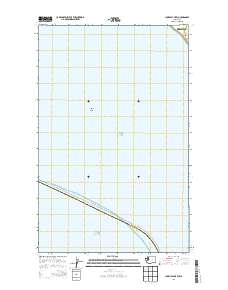 2014 Map of Lummi Bay OE W, 2014 Print