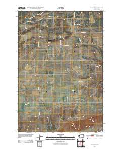 2011 Map of Luna Butte, 2011 Print