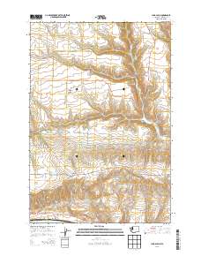 2013 Map of Luna Gulch, 2013 Print