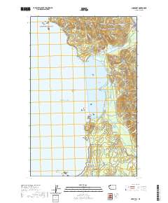 2020 Map of Makah Bay, 2020 Print
