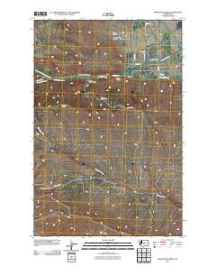 2011 Map of Manastash Creek, 2011 Print