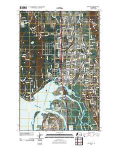 2011 Map of Marysville, 2011 Print