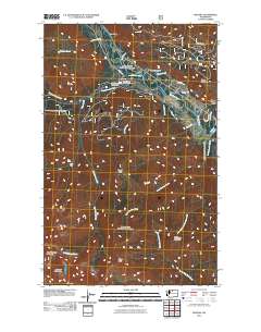 2011 Map of Mazama, 2011 Print