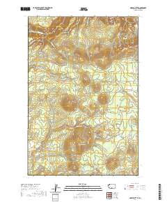 2020 Map of McKays Butte, 2020 Print