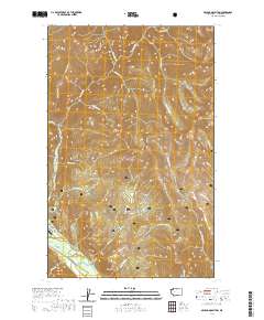 2020 Map of McLeod Mountain, 2020 Print