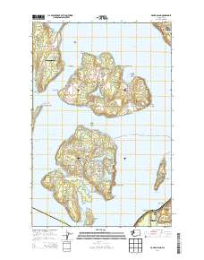 2014 Map of McNeil Island, 2014 Print