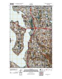 2011 Map of Mercer Island, 2011 Print