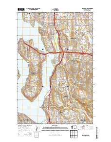 2014 Map of Mercer Island, 2014 Print